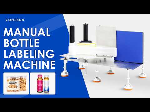 ZONESUN ZS-TB3 Manual Round Square Polygon Bottle Labeling Machine
