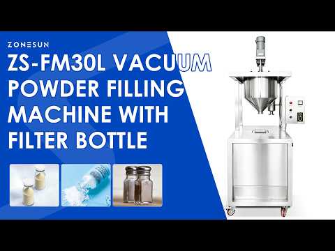 ZONESUN ZS-FM30L Vacuum Powder Filling Machine for Ultra-Fine Powder
