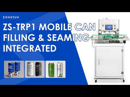 Pro Craft Beer Canning: ZONESUN ZS-TRP1 Automatic Mobile Can Filling & Seaming Machine