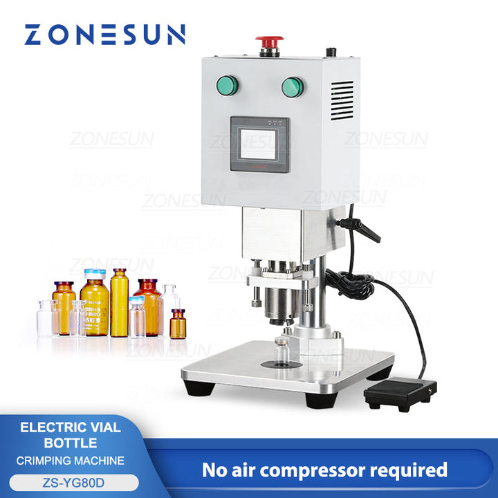 ZONESUN ZS-YG80D Electric Penicillin Bottle Capping Machine for Flip-Off Caps
