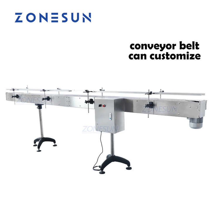 ZONESUN ZS-CB150 Custom Automation Small Chain Conveyor Belt For Production Line