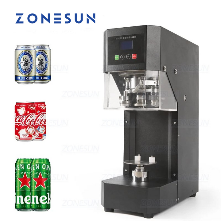 ZONESUN ZS-FK168B Intelligent Ring‑Pull Can Sealing Machine for Beverage