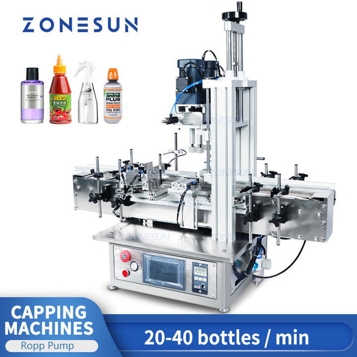ZONESUN ZS-XG1870 Pneumatic Desktop Automatic Capping Machine