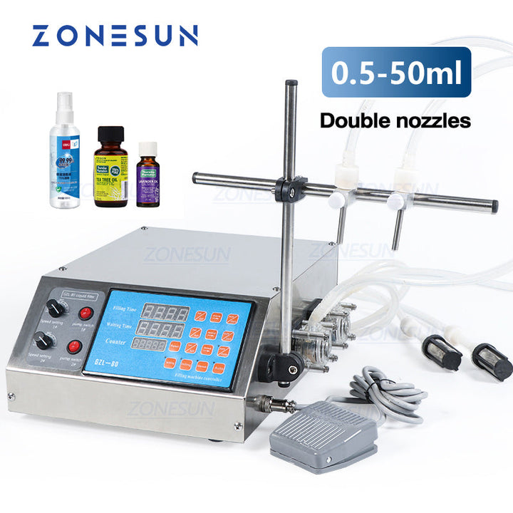 Zonesun ZS-YTPP2T 2 Nozzles Peristaltic Pump Liquid Filling Machine