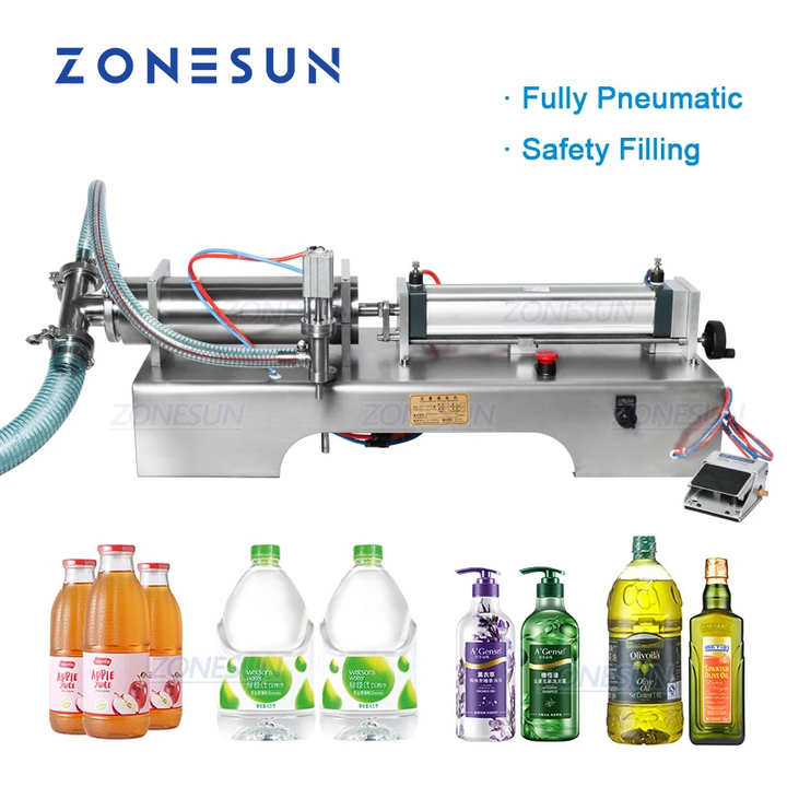 ZONESUN ZS-YT1 Single Nozzle Fully Pneumatic Liquid Filling Machine