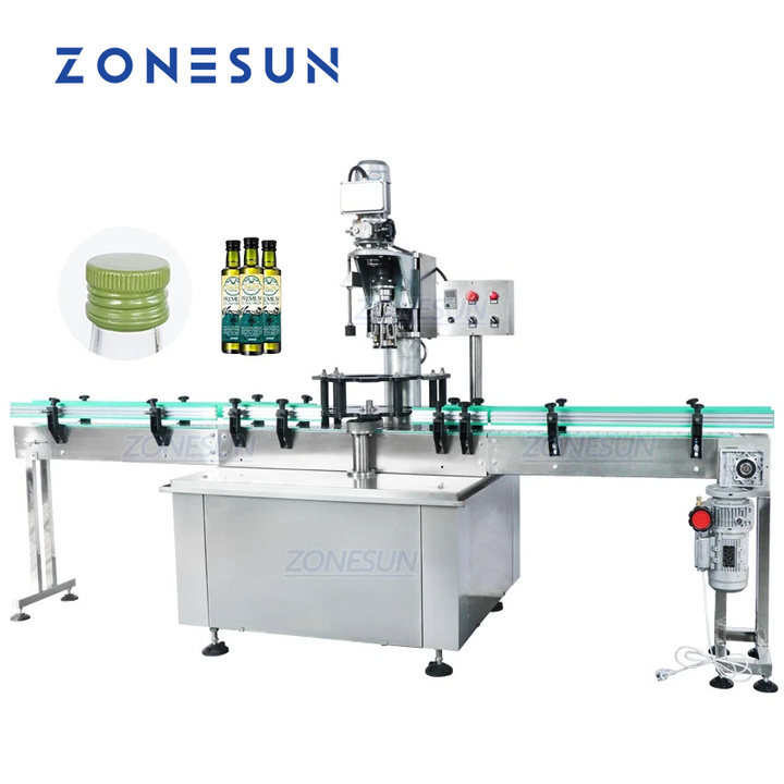 ZONESUN ZS-XG440C Automatic Ropp Cap Capping Machine for Aluminum Caps