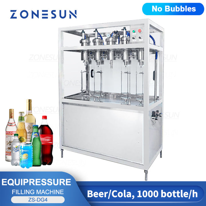 ZONESUN ZS-DG4 Equipressure Foamy Liquid Filling Machine