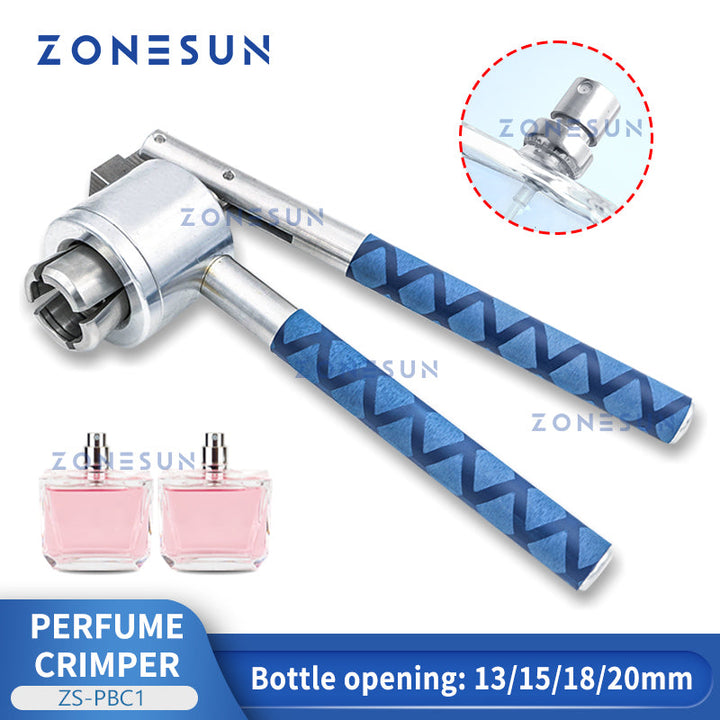 ZONESUN ZS-PBC1 13/15/18/ 20mm Manual Perfume Bottle Crimper
