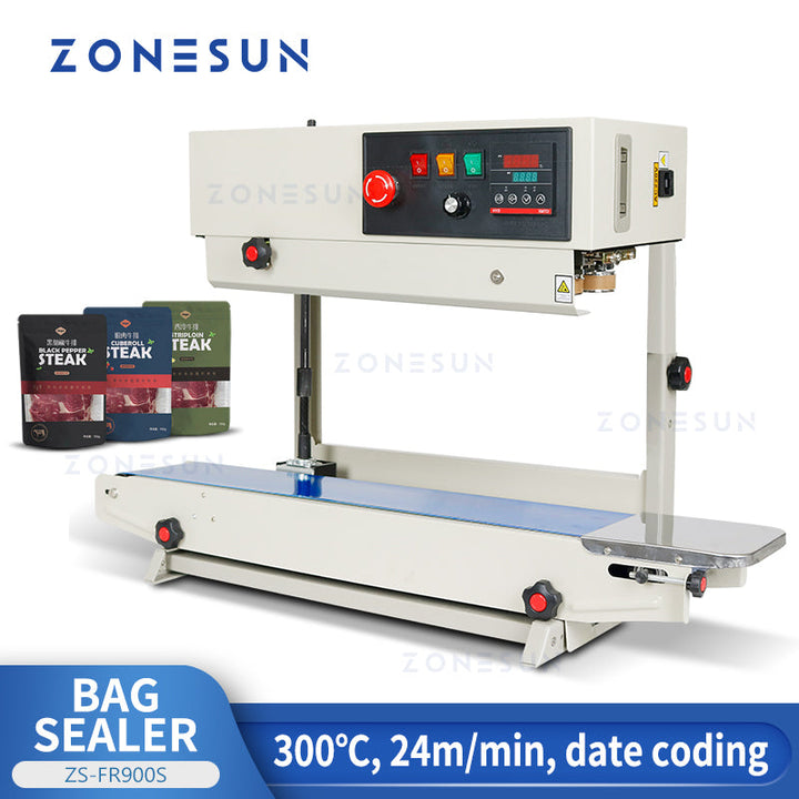 ZONESUN ZS-FR900S Automatic Bag Sealing Machine Pouches Bag Sealer