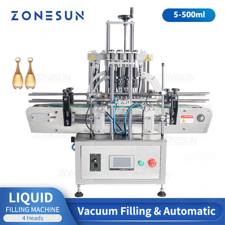 ZONESUN ZS-DTZL500 Desktop Automatic Vacuum Perfume Liquid Filling Machine