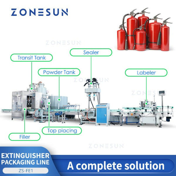ZONESUN ZS-FE1 Automatic Fire Extinguisher Production Line