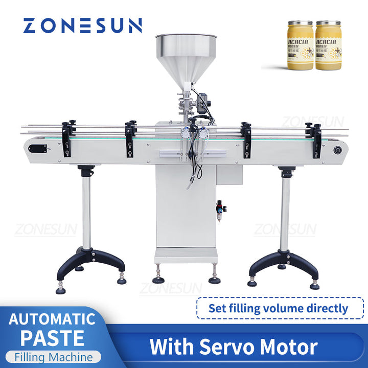 ZONESUN ZS-GY1SM Servo Motor Liquid Paste Filling Machine