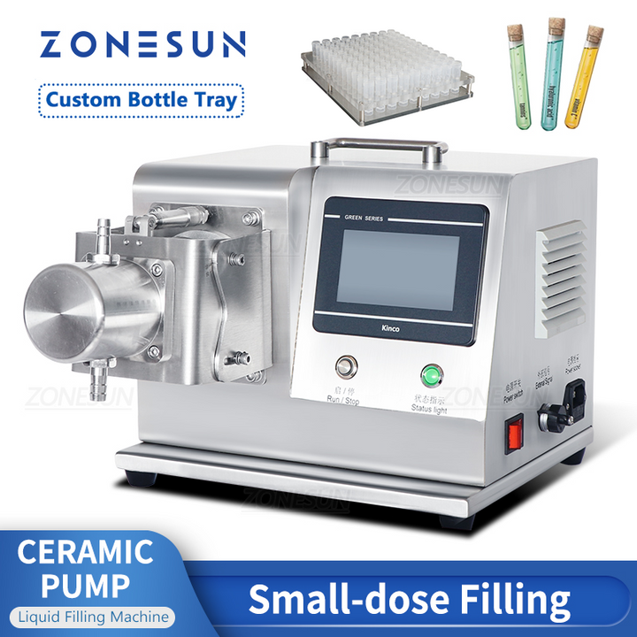 ZONESUN ZS-CPYT1 Single Nozzle Ceramic Pump Liquid Filling Machine