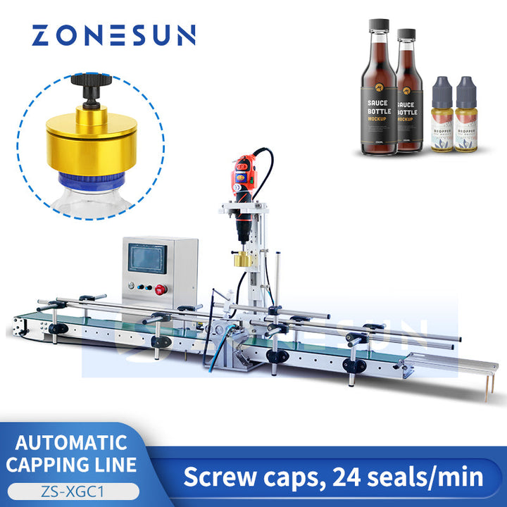 ZONESUN ZS-XGC1 Máquina tapadora y atornilladora automática de mesa 