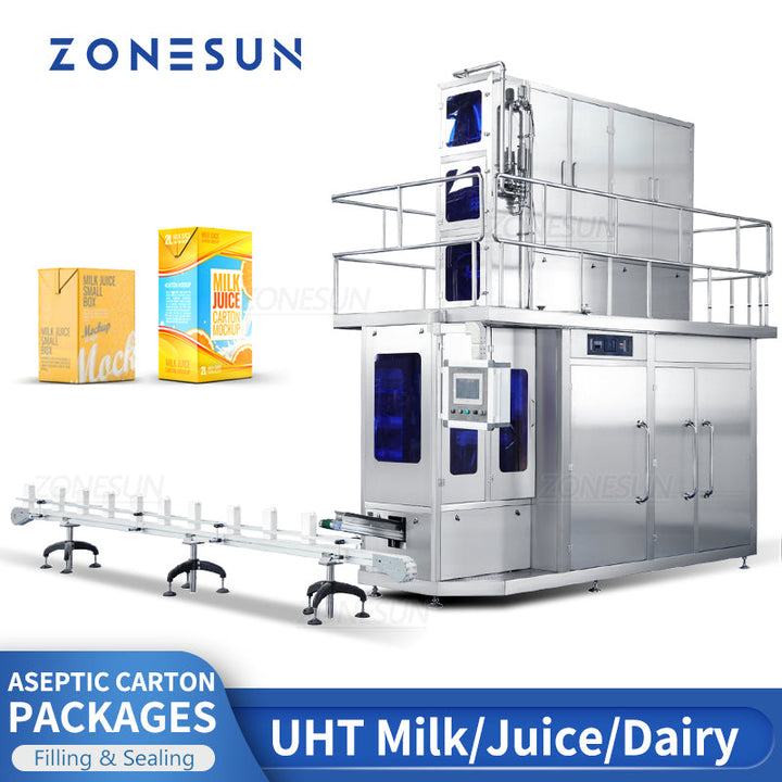 ZONESUN ZS-AUBP Automatic Liquid Filiing And Aseptic Packaging Machine