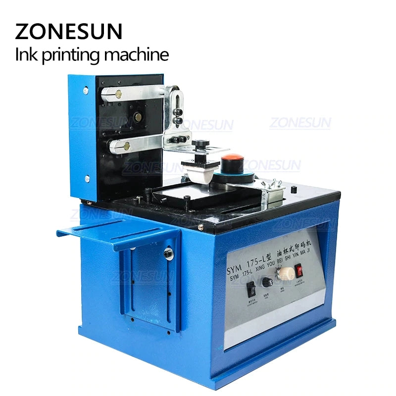 ZONESUN Automatic Pad Printer Electric InkJet Date Pad Printing Machine ...