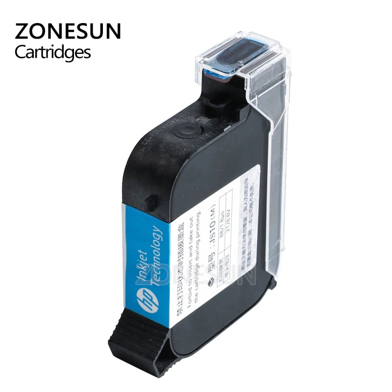 Qb Code Ink Cartridge ZONESUN Ink Box For Handheld Intelligent USB QR Code Inkjet Printer ...