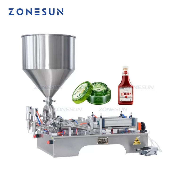 ZONESUN ZS-GT2P 2 Nozzles Fully Pneumatic Paste Filling Machine