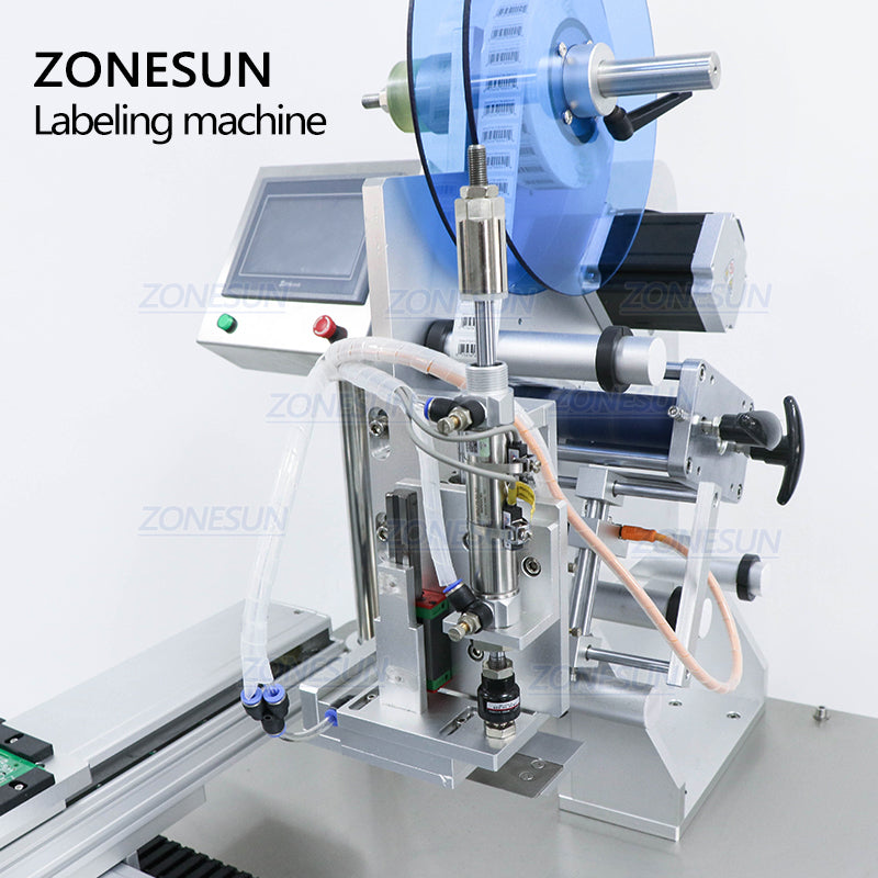 Circuit Label Machine ZONESUN ZS-TB452Z Printed Circuit Board Adhesive Flat Sticker Semi ...